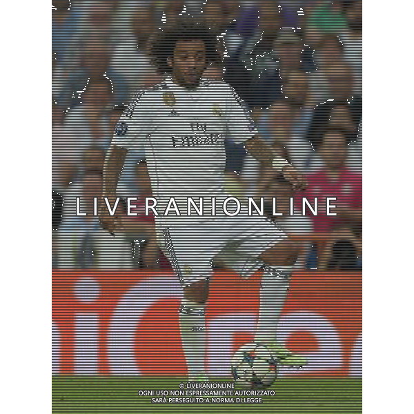 UEFA Champions League 2014/2015 Semifinale Ritorno Madrid - 13.05.2015 Real Madrid-Juventus Nella Foto:Marcelo /Ph.Vitez-Ag. Aldo Liverani