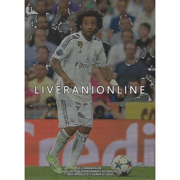 UEFA Champions League 2014/2015 Semifinale Ritorno Madrid - 13.05.2015 Real Madrid-Juventus Nella Foto:Marcelo /Ph.Vitez-Ag. Aldo Liverani