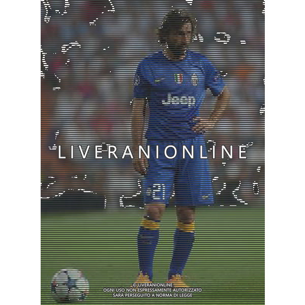 UEFA Champions League 2014/2015 Semifinale Ritorno Madrid - 13.05.2015 Real Madrid-Juventus Nella Foto:Pirlo Andrea /Ph.Vitez-Ag. Aldo Liverani