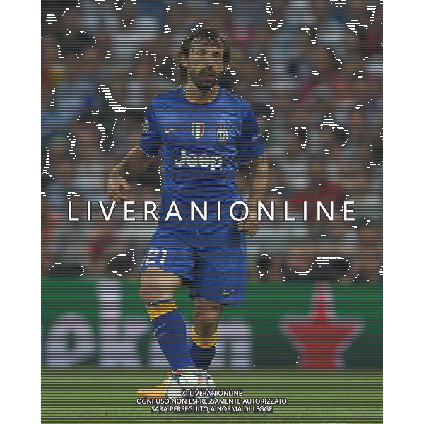 UEFA Champions League 2014/2015 Semifinale Ritorno Madrid - 13.05.2015 Real Madrid-Juventus Nella Foto:Pirlo Andrea /Ph.Vitez-Ag. Aldo Liverani