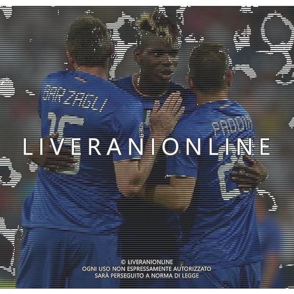 UEFA Champions League 2014/2015 Semifinale Ritorno Madrid - 13.05.2015 Real Madrid-Juventus Nella Foto:Pogba Paul-Barzagli Andrea-Padoin Simone /Ph.Vitez-Ag. Aldo Liverani