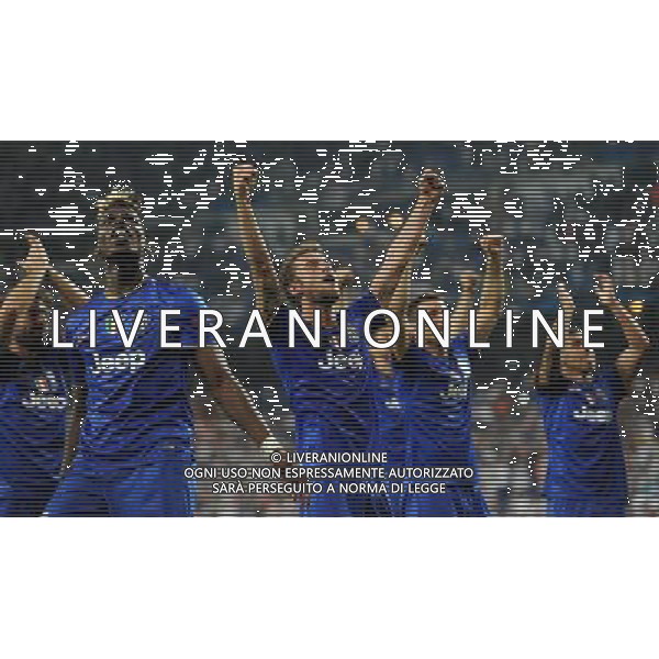 UEFA Champions League 2014/2015 Semifinale Ritorno Madrid - 13.05.2015 Real Madrid-Juventus Nella Foto:Pogba Paul-Marchisio Claudio /Ph.Vitez-Ag. Aldo Liverani