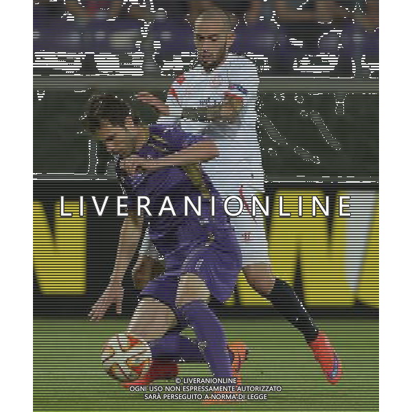 UEFA Europa League 2014/2015 Semifinale Ritorno Firenze - 14.05.2015 Fiorentina-Siviglia Nella Foto:basanta e vidal /Ph.Vitez-Ag. Aldo Liverani