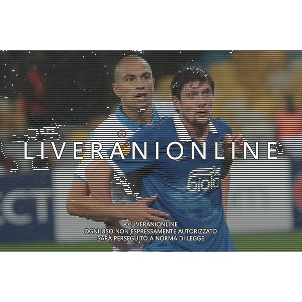 Dnipro - Napoli UEFA Europa League 2014/2015 Semifinale Ritorno Kiev 14.05.2015 Nella Foto: INLER, SELEZNYOV ©Ag. Aldo Liverani Sas/AGENZIA ALDO LIVERANI Sas