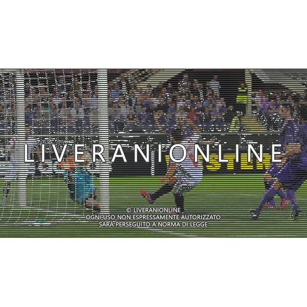 UEFA Europa League 2014/2015 Semifinale Ritorno Firenze - 14.05.2015 Fiorentina-Siviglia Nella Foto: il gol di carrico /Ph.Vitez-Ag. Aldo Liverani