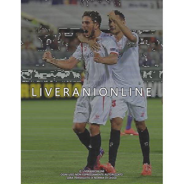 UEFA Europa League 2014/2015 Semifinale Ritorno Firenze - 14.05.2015 Fiorentina-Siviglia Nella Foto: esultanza dopo il gol di carrico /Ph.Vitez-Ag. Aldo Liverani