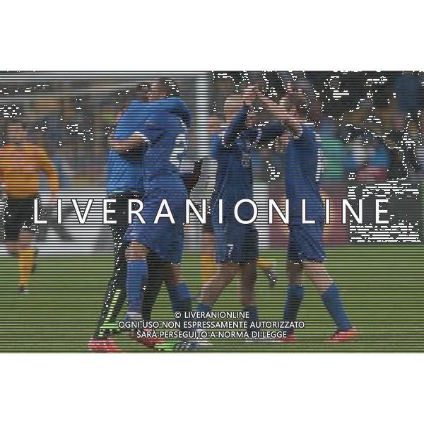 Dnipro - Napoli UEFA Europa League 2014/2015 Semifinale Ritorno Kiev 14.05.2015 Nella Foto: ESULTANZA FINE GARA DNIPRO ©Ag. Aldo Liverani Sas/AGENZIA ALDO LIVERANI Sas