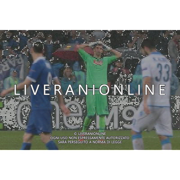 Dnipro - Napoli UEFA Europa League 2014/2015 Semifinale Ritorno Kiev 14.05.2015 Nella Foto: DELUSIONE ANDUJAR ©Ag. Aldo Liverani Sas/AGENZIA ALDO LIVERANI Sas