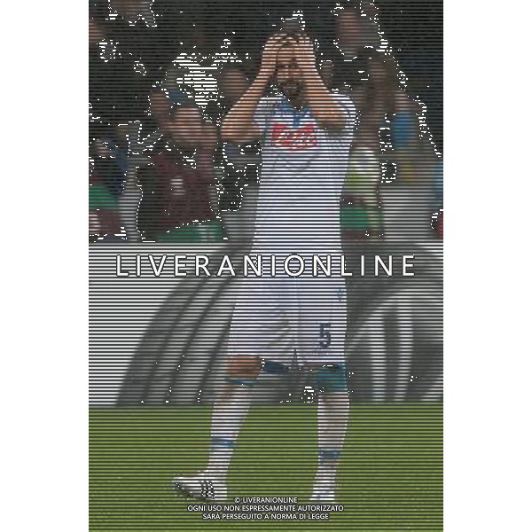 Dnipro - Napoli UEFA Europa League 2014/2015 Semifinale Ritorno Kiev 14.05.2015 Nella Foto: DELUSIONE BRITOS ©Ag. Aldo Liverani Sas/AGENZIA ALDO LIVERANI Sas