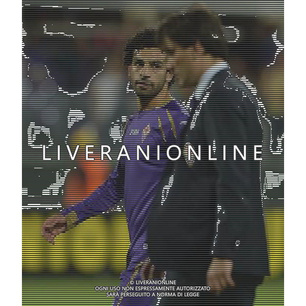 UEFA Europa League 2014/2015 Semifinale Ritorno Firenze - 14.05.2015 Fiorentina-Siviglia Nella Foto:Salah Mohamed-Montella Vincenzo /Ph.Vitez-Ag. Aldo Liverani