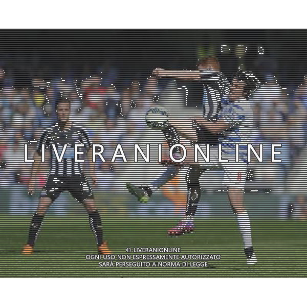 Newcastle United\'s Jack Colback holds off the challenge from Queens Park Rangers\' Joey Barton Photographer Ashley Western/CameraSport Football - Barclays Premiership - Queens Park Rangers v Newcastle United - Saturday 16th May 2015 - Loftus Road - London © CameraSport - 43 Linden Ave. Countesthorpe. Leicester. England. LE8 5PG - Tel: +44 (0) 116 277 4147 - admin@camerasport.com - www.camerasport.com AG ALDOL IVERANI SAS ONLY ITALY