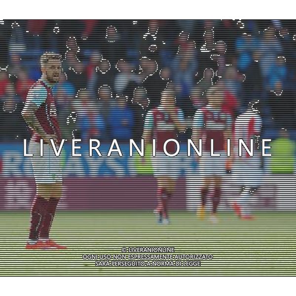 Burnley\'s Danny Ings at the final whistle Photographer Chris Vaughan/CameraSport Football - Barclays Premiership - Burnley v Stoke City - Saturday 16th May 2015 - Turf Moor - Burnley Â¬Â© CameraSport - 43 Linden Ave. Countesthorpe. Leicester. England. LE8 5PG - Tel: +44 (0) 116 277 4147 - admin@camerasport.com - www.camerasport.com AG ALDO LIVERANI SAS ONLY ITALY