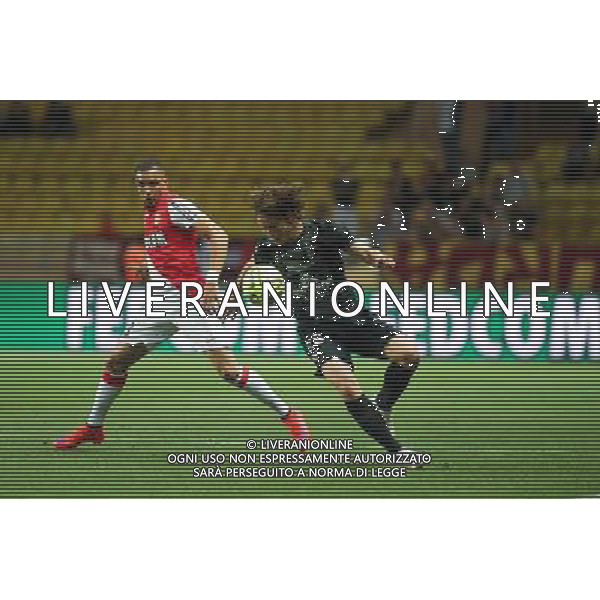 Janis IKAUNIEKS / Layvin KURZAWA - 16.05.2015 - Monaco / Metz - 37eme journÌ©e de Ligue 1 Photo : Serge Haouzi / Icon Sport /AGENZIA ALDO LIVERANI Sas - ITALY ONLY - EDITORIAL USE ONLY