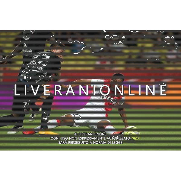 David MARTIAL / Jose Luis PALOMINO - 16.05.2015 - Monaco / Metz - 37eme journÌ©e de Ligue 1 Photo : Serge Haouzi / Icon Sport /AGENZIA ALDO LIVERANI Sas - ITALY ONLY - EDITORIAL USE ONLY