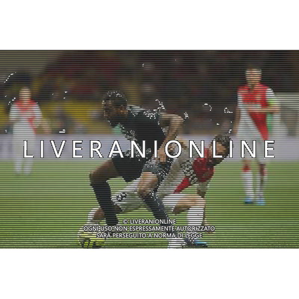 Guirane N\'DAW / Joao MOUTHINO - 16.05.2015 - Monaco / Metz - 37eme journÌ©e de Ligue 1 Photo : Serge Haouzi / Icon Sport /AGENZIA ALDO LIVERANI Sas - ITALY ONLY - EDITORIAL USE ONLY