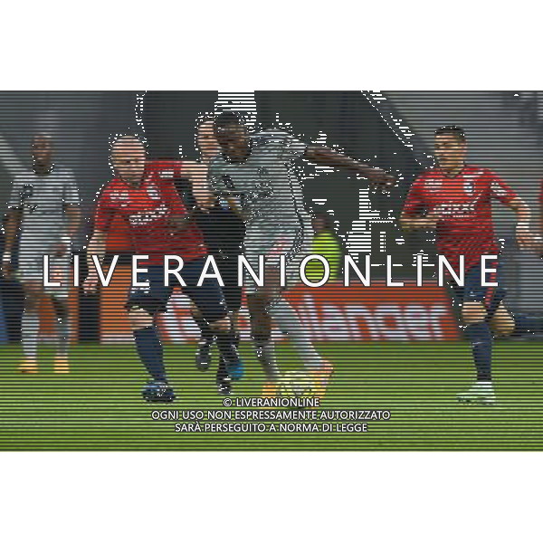 Florent BALMONT / Giannelli IMBULA - 16.05.2015 - Lille / Marseille - 37eme journee de Ligue 1 Photo : Gaston Petrelli / Icon Sport /AGENZIA ALDO LIVERANI Sas - ITALY ONLY - EDITORIAL USE ONLY
