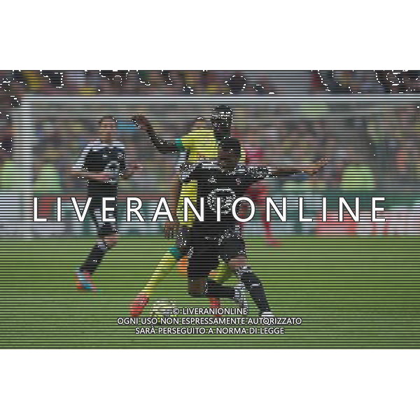 Jordan AYEW / Remi GOMIS - 16.05.2015 - Nantes / Lorient - 37eme journee de Ligue 1 Photo : Vincent Michel / Icon Sport /AGENZIA ALDO LIVERANI Sas - ITALY ONLY - EDITORIAL USE ONLY