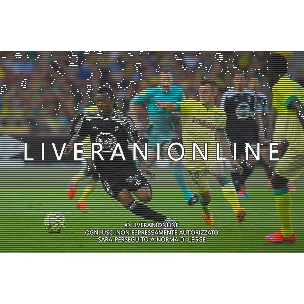 Jordan AYEW / Valentin RONGIER - 16.05.2015 - Nantes / Lorient - 37eme journee de Ligue 1 Photo : Vincent Michel / Icon Sport /AGENZIA ALDO LIVERANI Sas - ITALY ONLY - EDITORIAL USE ONLY