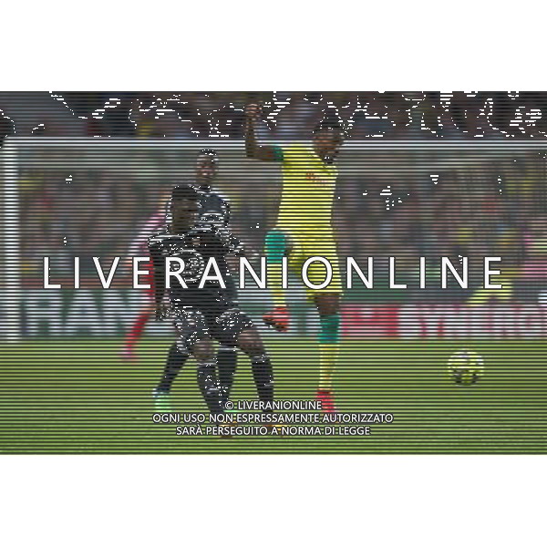 Serge GAKPE / Lamine GASSAMA - 16.05.2015 - Nantes / Lorient - 37eme journee de Ligue 1 Photo : Vincent Michel / Icon Sport /AGENZIA ALDO LIVERANI Sas - ITALY ONLY - EDITORIAL USE ONLY