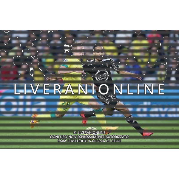 Valentin RONGIER / Walid MESLOUB - 16.05.2015 - Nantes / Lorient - 37eme journee de Ligue 1 Photo : Vincent Michel / Icon Sport /AGENZIA ALDO LIVERANI Sas - ITALY ONLY - EDITORIAL USE ONLY