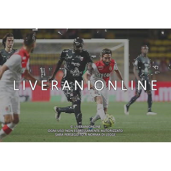 Joao MOUTHINO / Guirane N\'DAW - 16.05.2015 - Monaco / Metz - 37eme journÌ©e de Ligue 1 Photo : Serge Haouzi / Icon Sport AG ALDO LIVERANI SAS ONLY ITALY