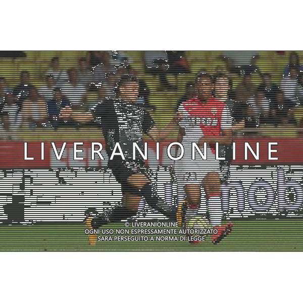 Anthony MARTIAL / Jose Luis PALOMINO - 16.05.2015 - Monaco / Metz - 37eme journee de Ligue 1 Photo : Serge Haouzi / Icon Sport AG ALDO LIVERANI SAS ONLY ITALY
