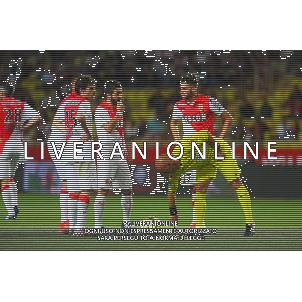 Amaury DELERUE / Joao MOUTINHO / Bernardo SILVA / Yannick FERREIRA CARRASCO - 16.05.2015 - Monaco / Metz - 37eme journee de Ligue 1 Photo : Serge Haouzi / Icon Sport AG ALDO LIVERANI SAS ONLY ITALY