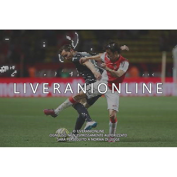 Gaetan BUSSMANN / Bernardo SILVA - 16.05.2015 - Monaco / Metz - 37eme journee de Ligue 1 Photo : Serge Haouzi / Icon Sport AG ALDO LIVERANI SAS ONLY ITALY