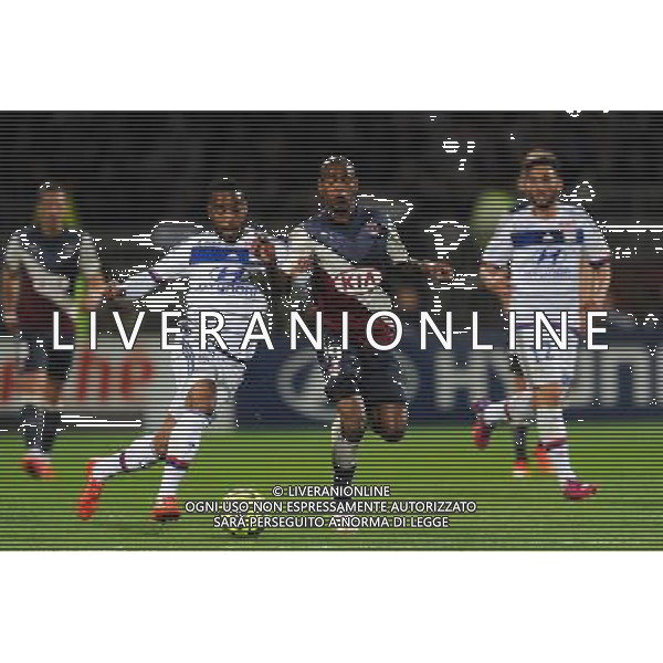 Alexandre LACAZETTE / Diego ROLAN - 16.05.2015 - Lyon / Bordeaux - 37eme journee de Ligue 1 Photo : Jean Paul Thomas / Icon Sport AG ALDO LIVERANI SAS ONLY ITALY