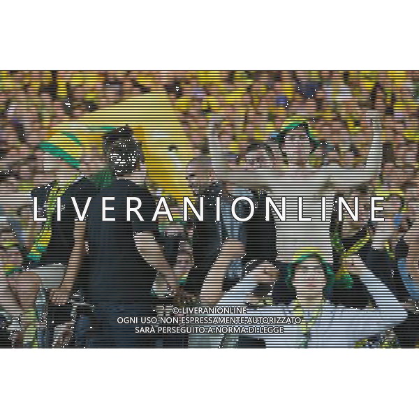 Vincent BESSAT / Supporters Nantes - 16.05.2015 - Nantes / Lorient - 37eme journÌ©e de Ligue 1 Photo : Vincent Michel / Icon Sport AG ALDO LIVERANI SAS ONLY ITALY