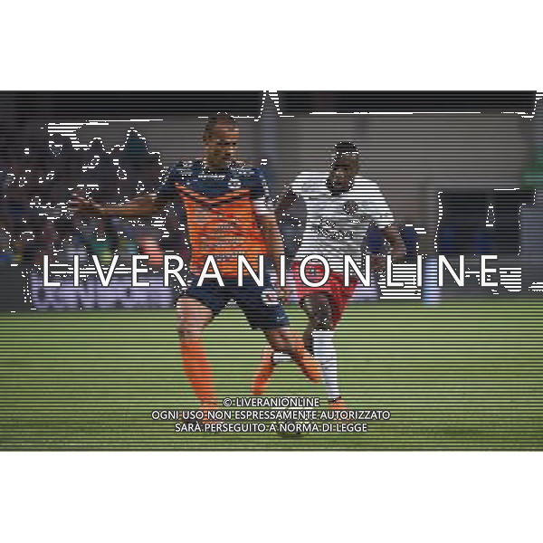 Victorino Hilton / Blaise Matuidi - 16.05.2015 - Montpellier / Paris Saint Germain - 37eme journÌ©e de Ligue 1 Photo : Alexandre Dimou / Icon Sport AG ALDO LIVERANI SAS ONLY ITALY