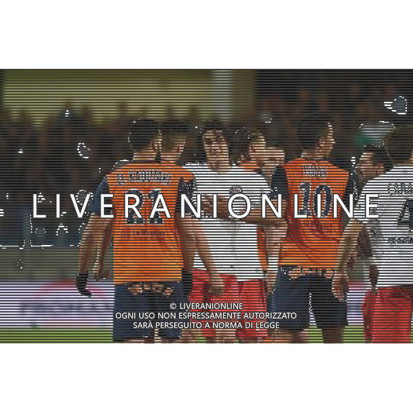 Altercation Edinson Cavani - 16.05.2015 - Montpellier / Paris Saint Germain - 37eme journÌ©e de Ligue 1 Photo : Alexandre Dimou / Icon Sport AG ALDO LIVERANI SAS ONLY ITALY
