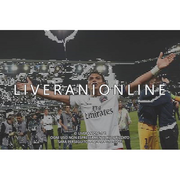 Joie PSG Champion - Thiago SILVA - 16.05.2015 - Montpellier / Paris Saint Germain - 37eme journÌ©e de Ligue 1 Photo : Alexandre Dimou / Icon Sport AG ALDO LIVERANI SAS ONLY ITALY