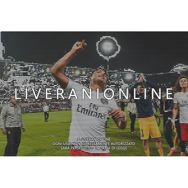 Joie PSG Champion - Thiago SILVA - 16.05.2015 - Montpellier / Paris Saint Germain - 37eme journee de Ligue 1 Photo : Alexandre Dimou / Icon Sport AG ALDO LIVERANI SAS ONLY ITALY