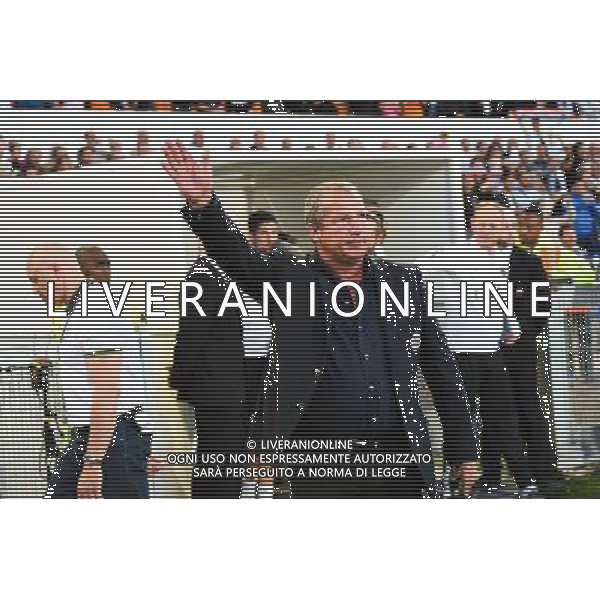 Rolland Courbis - 16.05.2015 - Montpellier / Paris Saint Germain - 37eme journee de Ligue 1 Photo : Alexandre Dimou / Icon Sport AG ALDO LIVERANI SAS ONLY ITALY
