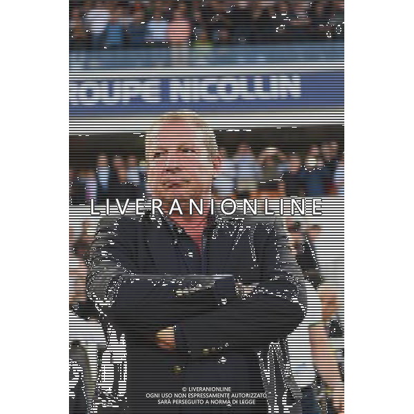 Rolland Courbis - 16.05.2015 - Montpellier / Paris Saint Germain - 37eme journee de Ligue 1 Photo : Alexandre Dimou / Icon Sport AG ALDO LIVERANI SAS ONLY ITALY