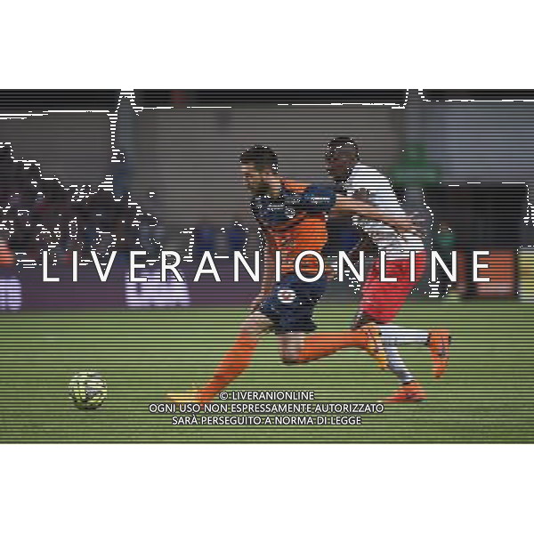 Mathieu Deplagne / Blaise Matuidi - 16.05.2015 - Montpellier / Paris Saint Germain - 37eme journee de Ligue 1 Photo : Alexandre Dimou / Icon Sport AG ALDO LIVERANI SAS ONLY ITALY