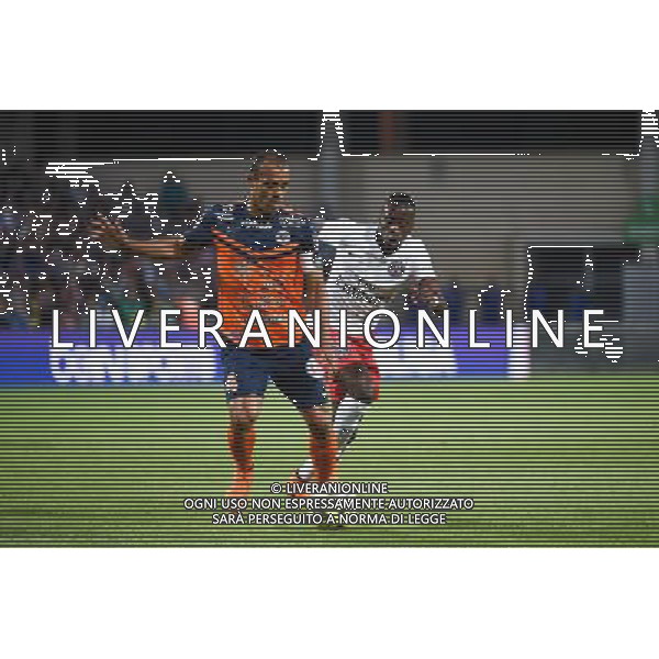 Victorino Hilton / Blaise Matuidi - 16.05.2015 - Montpellier / Paris Saint Germain - 37eme journee de Ligue 1 Photo : Alexandre Dimou / Icon Sport AG ALDO LIVERANI SAS ONLY ITALY