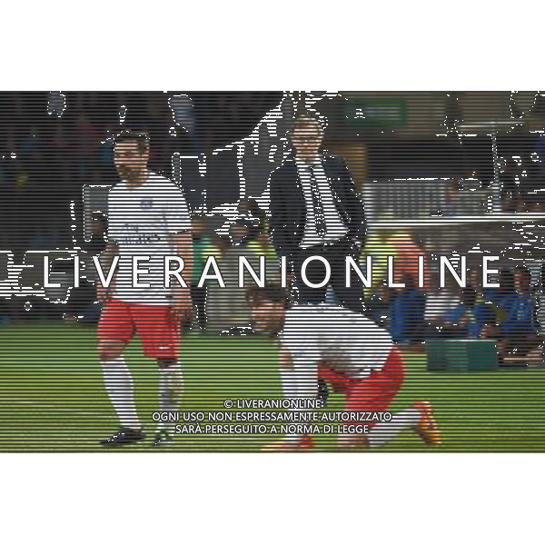 Laurent Blanc / Ezequiel Lavezzi / Maxwell - 16.05.2015 - Montpellier / Paris Saint Germain - 37eme journee de Ligue 1 Photo : Alexandre Dimou / Icon Sport AG ALDO LIVERANI SAS ONLY ITALY