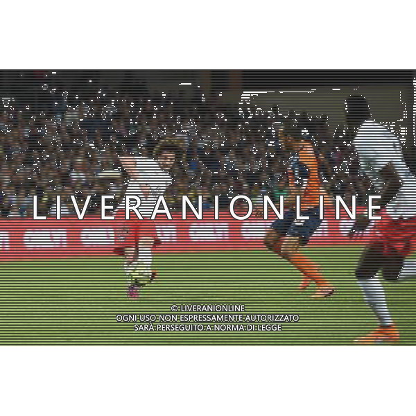 Adrien Rabiot ( Passe decisive Goal Blaise Matuidi ) - 16.05.2015 - Montpellier / Paris Saint Germain - 37eme journee de Ligue 1 Photo : Alexandre Dimou / Icon Sport AG ALDO LIVERANI SAS ONLY ITALY