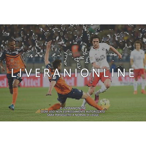 Adrien Rabiot / Mathieu Deplagne - 16.05.2015 - Montpellier / Paris Saint Germain - 37eme journee de Ligue 1 Photo : Alexandre Dimou / Icon Sport AG ALDO LIVERANI SAS ONLY ITALY