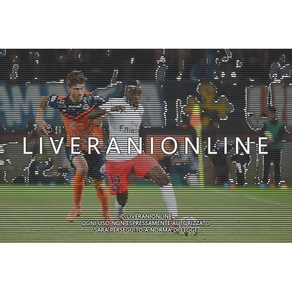 Blaise Matuidi / Paul Lasne - 16.05.2015 - Montpellier / Paris Saint Germain - 37eme journee de Ligue 1 Photo : Alexandre Dimou / Icon Sport AG ALDO LIVERANI SAS ONLY ITALY