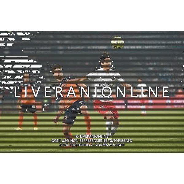 Edinson Cavani / Paul Lasne - 16.05.2015 - Montpellier / Paris Saint Germain - 37eme journee de Ligue 1 Photo : Alexandre Dimou / Icon Sport AG ALDO LIVERANI SAS ONLY ITALY