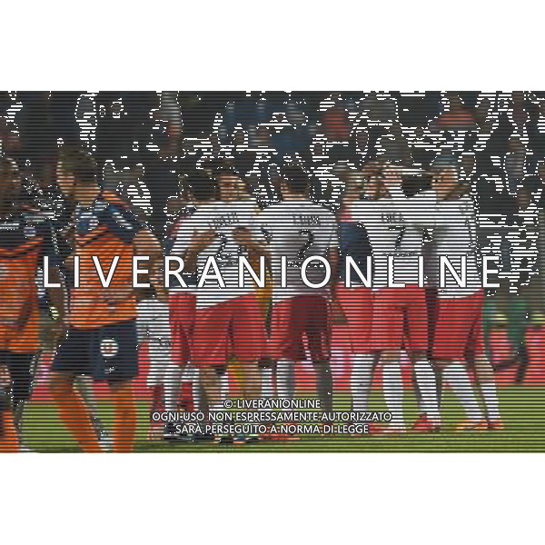 Joie PSG Champion - 16.05.2015 - Montpellier / Paris Saint Germain - 37eme journee de Ligue 1 Photo : Alexandre Dimou / Icon Sport AG ALDO LIVERANI SAS ONLY ITALY