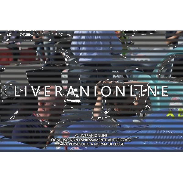 Equipaggi aspettano la prova cronometro nel circuito velocitˆ di Monza foto g piazzolla-ag aldo liverani sas