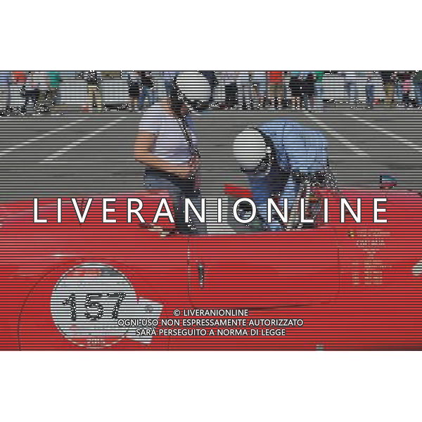 Equipaggi aspettano la prova cronometro nel circuito velocitˆ di Monza foto g piazzolla-ag aldo liverani sas