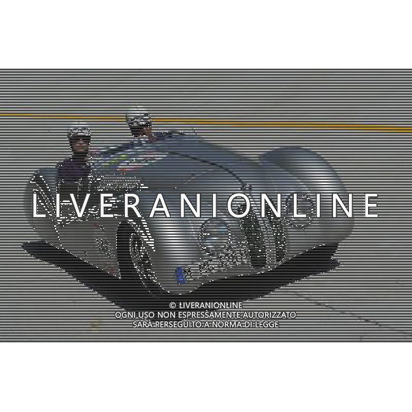 BMW 328 MIlle Miglia durante la prova cronometro nel circuito velocitˆ di Monza foto g piazzolla-ag aldo liverani sas