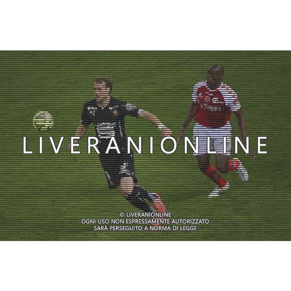 Ola TOIVONEN / Mohamed FOFANA - 16.05.2015 - Reims / Rennes - 37eme journee de Ligue 1 Photo : Dave Winter / Icon Sport AG ALDO LIVERANI SAS ONLY ITALY