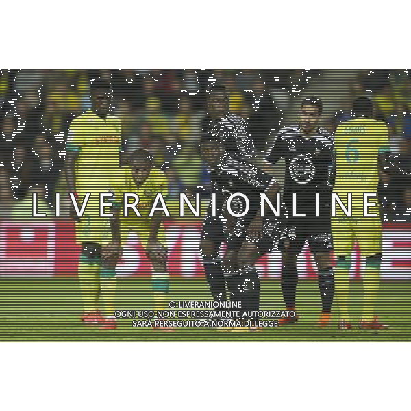 Johan AUDEL / Lamine GASSAMA - 16.05.2015 - Nantes / Lorient - 37eme journee de Ligue 1 Photo : Vincent Michel / Icon Sport AG ALDO LIVERANI SAS ONLY ITALY