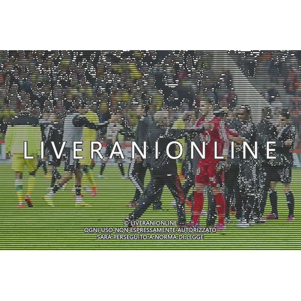 Joie Lorient / Benjamin LECOMTE - 16.05.2015 - Nantes / Lorient - 37eme journee de Ligue 1 Photo : Vincent Michel / Icon Sport AG ALDO LIVERANI SAS ONLY ITALY